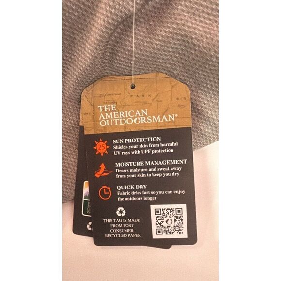 The American Outdoorsman Men's Polo Shirt Short Sleeve SZ Medium - Picture 8 of 11